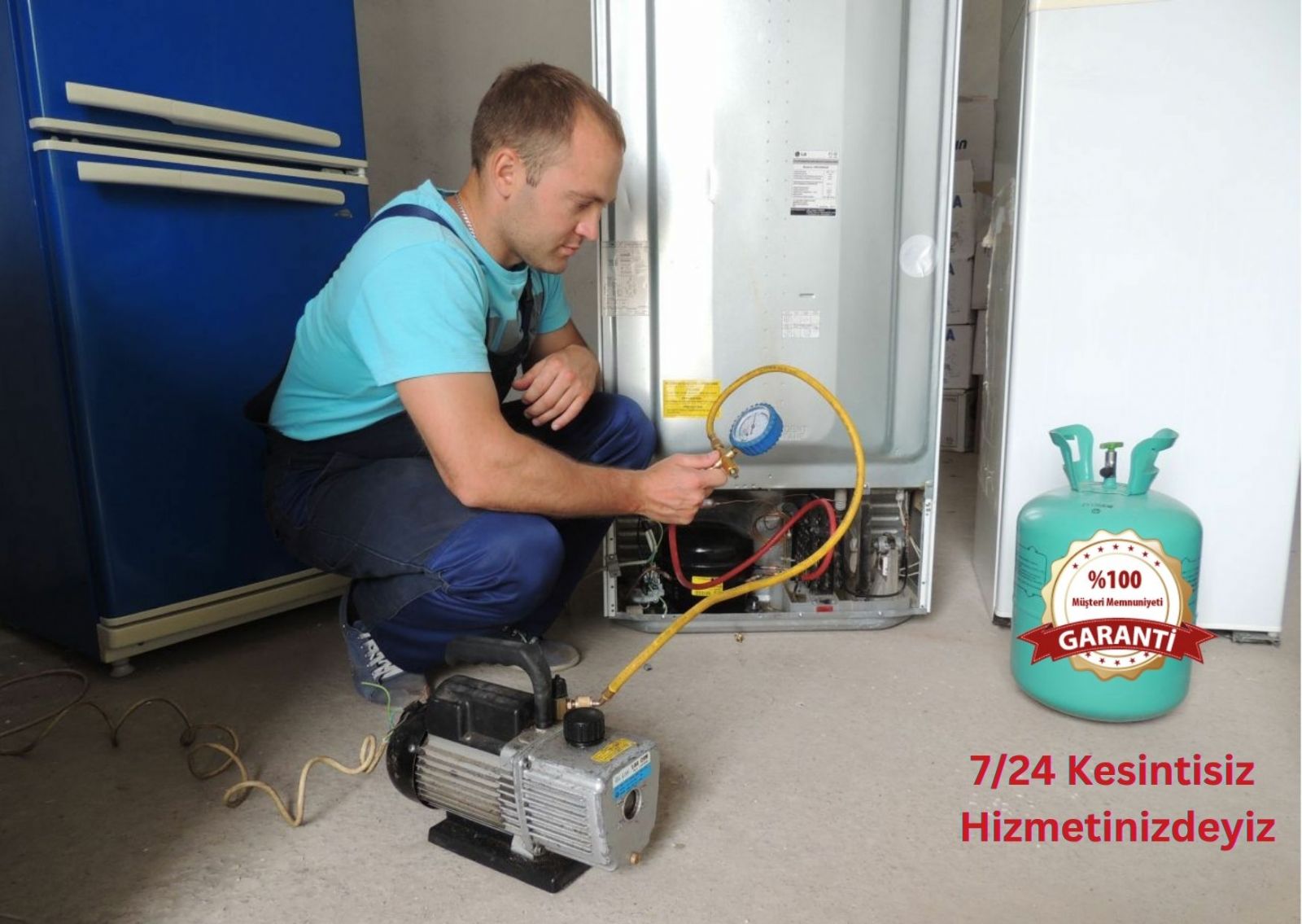 Mahmutlar Buzdolabı Gaz Dolumu